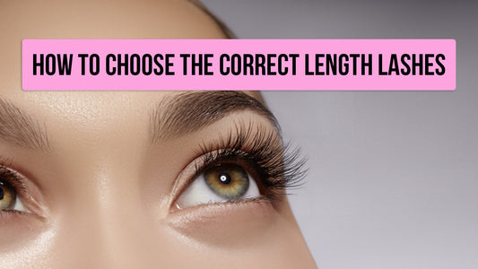 How to Choose the Correct Lash Length when Applying Premade Fan Extensions