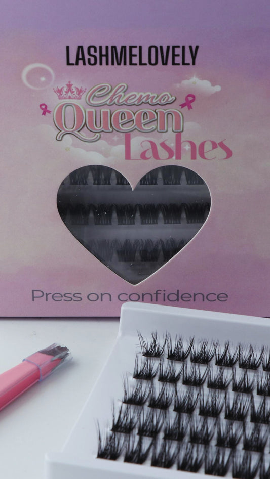Chemo Queen Press-On Lashes no adhesive needed